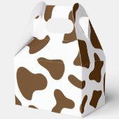 ピンク女性のカーボーイウェスタンベビーシャワー フェイバーボックス (裏面)