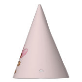 ピンク女性のカーボーイ誕生日 パーティーハット (右)