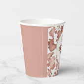 ピンク女性のカーボーイ1stロデオ誕生日パーティー 紙コップ (右)