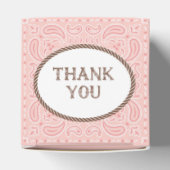 ピンク女性のカーボーイ |バンダナ |お気に入りボックス フェイバーボックス (上部)