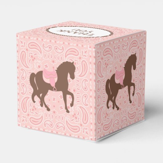 ピンク女性のカーボーイ |バンダナ |お気に入りボックス フェイバーボックス (裏面サイド)