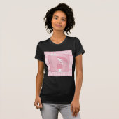 ピンク妊婦の色 Tシャツ (正面フル)
