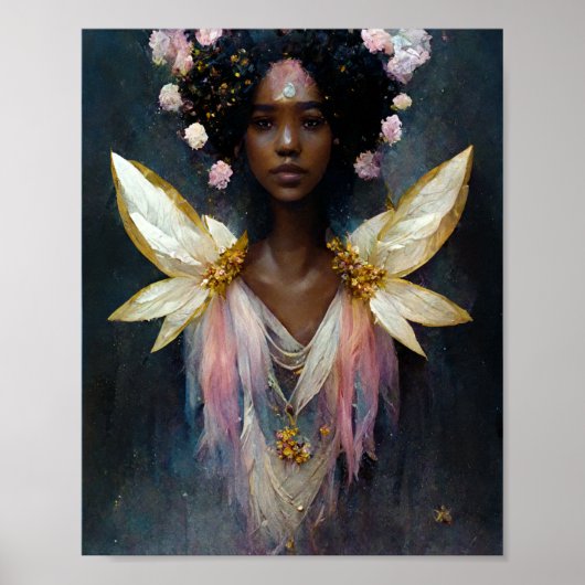 ピンク妖精7ファンタジーアートポスター ポスター (正面)