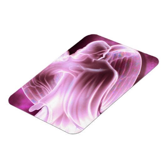 ピンク威厳のあるエンジェル磁石 マグネット (左側)