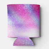 ピンク威厳のあるパープルネブラ銀河系グリッター 缶クーラー (裏面)