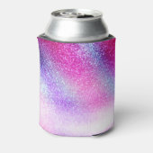 ピンク威厳のあるパープルネブラ銀河系グリッター 缶クーラー (缶裏面)