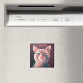 ピンク子猫磁石 マグネット (インサイチュ (食洗機))