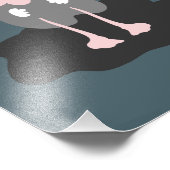 ピンク子猫 フォトプリント            (角)