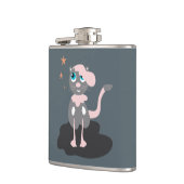 ピンク子猫 フラスク (左)