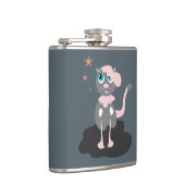 ピンク子猫 フラスク (右)