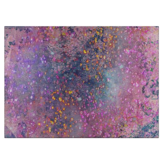 ピンク宇宙 カッティングボード (正面)