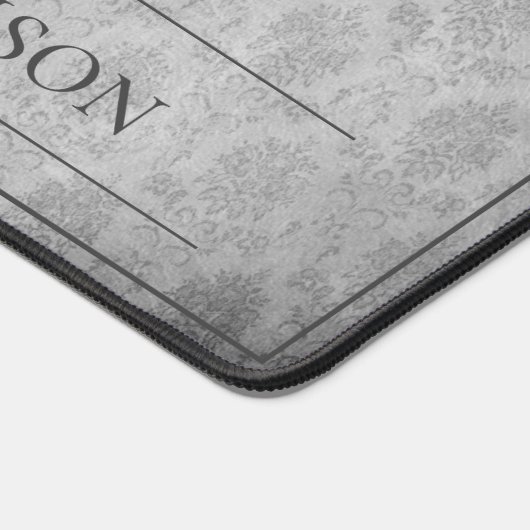 ピンク宝石のバタフライダマスク デスクマット (コーナー)