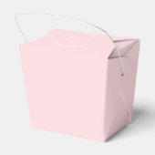 ピンク小さなブーかわいい幽霊ハロウィーン赤ちゃんシャワー フェイバーボックス (裏面サイド)