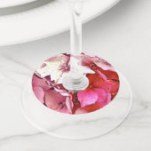 ピンク山脈 ワイングラスタグ (クローズアップ)