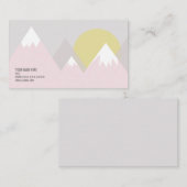 ピンク山 名刺 (正面/裏面)