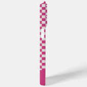 ピンク市松模様にのハート Case-Mate iPhoneケース (裏面 / 右)