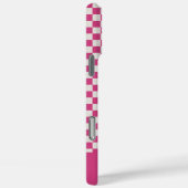 ピンク市松模様にのハート Case-Mate iPhoneケース (裏面 / 右)