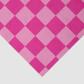 ピンク市松模様に幾何図形 薄葉紙 (詳細)