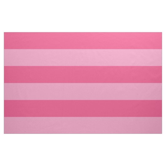 ピンク幅ストライプ大スケール ファブリック (ヤード)