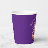 ピンク幽霊のよく出るハロウィーンキャッスルパーティー紙カップ 紙コップ (右)