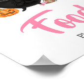 ピンク幽霊ハロウィーンベビーは醸造食品 ポスター (角)