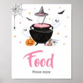 ピンク幽霊ハロウィーンベビーは醸造食品 ポスター (正面)