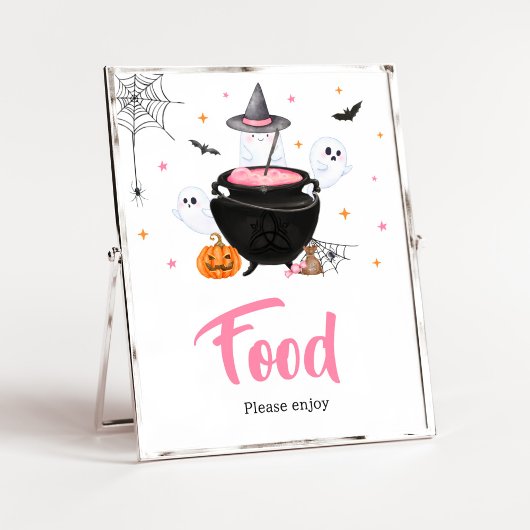 ピンク幽霊ハロウィーンベビーは醸造食品 ポスター