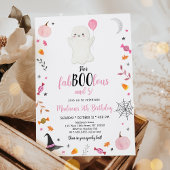 ピンク幽霊ファブーブルーラウスと5誕生日 招待状