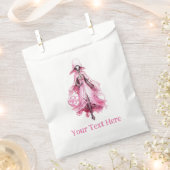 ピンク幽霊 フェイバーバッグ (クリップ留めされた状態)