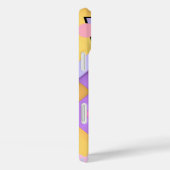 ピンク幾何学模様トレンディーミッドセンチュリーモダン Case-Mate iPhoneケース (裏面 / 右)