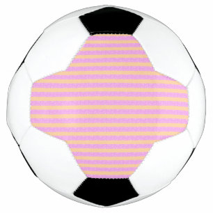 ピンク幾何学模様 サッカーボール