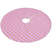 ピンク幾何学的 フリース ツリースカート (アングル)