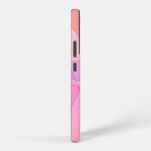 ピンク幾何学的 SAMSUNG GALAXYケース (右側面)