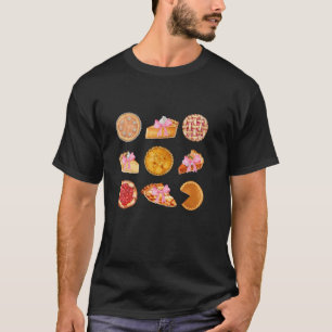 ピンク弓かわいいコケットパンプキンパイy2kきれいな女の子 tシャツ