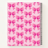 ピンク弓 ノートブック (裏面)