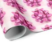 ピンク弓 ラッピングペーパー (ロールコーナー)