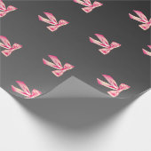 ピンク弓 | 豪華な結婚式 ラッピングペーパー (角)