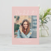 ピンク彼女は卒業写真の発表をした 招待状 (スタンド正面)