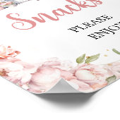 ピンク彼女は市場から外れているブライダルシャワースナック ポスター (角)