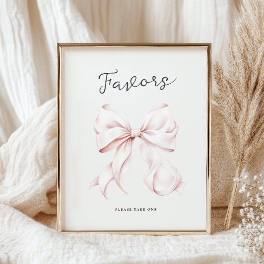 ピンク彼女は結び目はテーブルの看板を好む ポスター