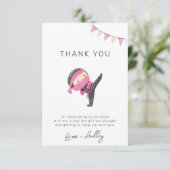 ピンク忍者パーティーサンキューカード サンキューカード (スタンド正面)