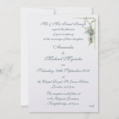 ピンク忘れとブルーノ結婚ツ 招待状 (裏面)