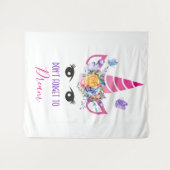 ピンク忘れのユニコーンを夢見るな タペストリー (正面(横))