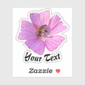 ピンク忙しの花の花びらフローラの春の時間 シール (シート)