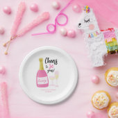 ピンク応援30年バブリー30歳の誕生日パーティー ペーパープレート (パーティー)