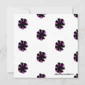 ピンク応援#1招待状 招待状 (裏面)