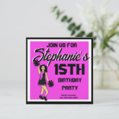 ピンク応援#2招待状 招待状 (スタンド正面)