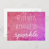 ピンク恋しく思の《写真》ぼけ味のポストカードを輝かせるチャンスがない ポストカード (正面/裏面)