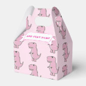 ピンク恐竜スケッチカスタムブルー フェイバーボックス (裏面サイド)