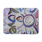 ピンク愛ガーディアンエンジェルワードマグネット マグネット (横)